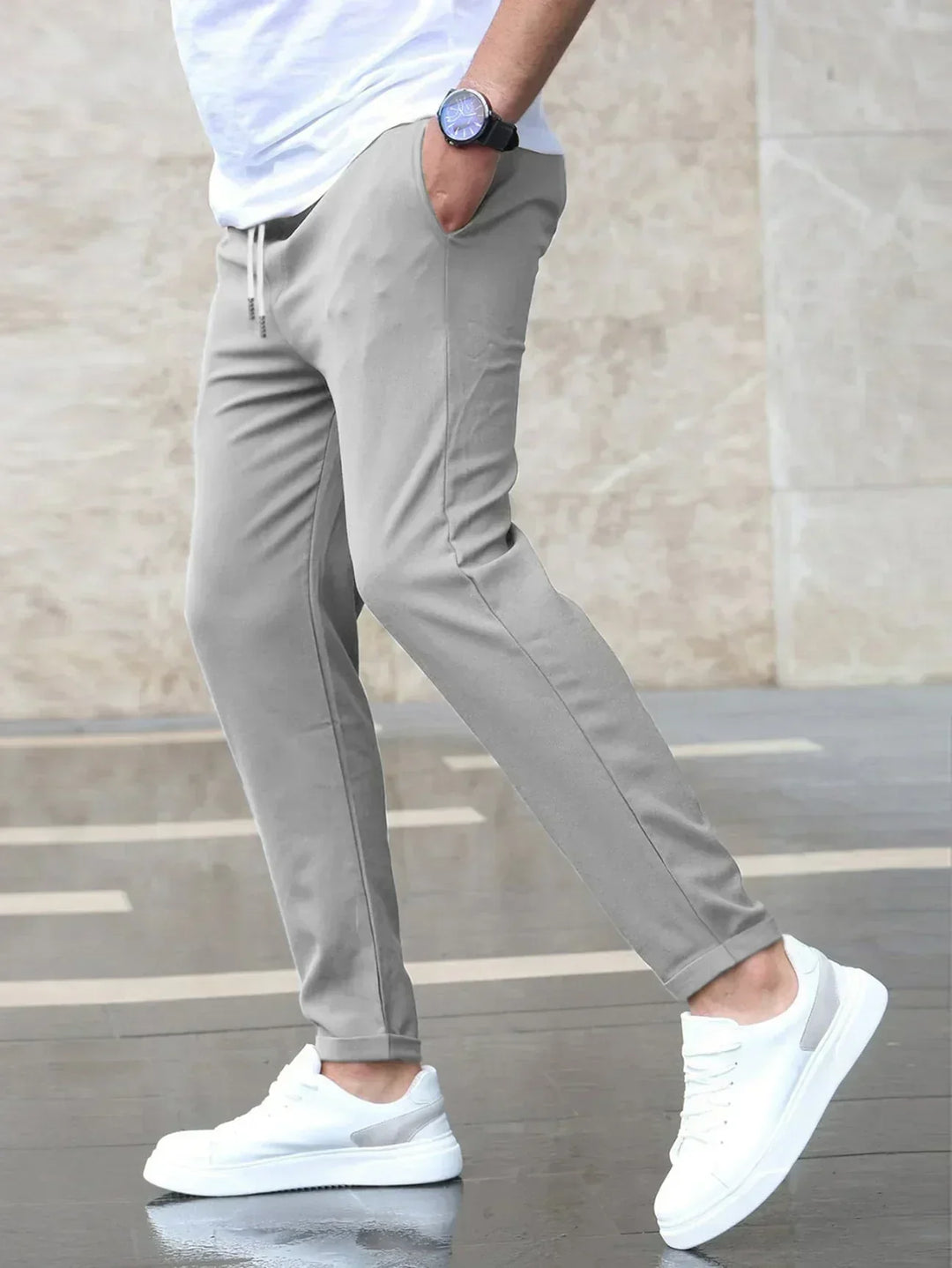 Pantalon Sebastian Comfort à taille élastiquée
