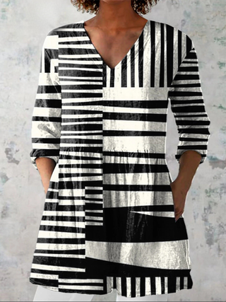 Quinn | Chemisier long à motif original