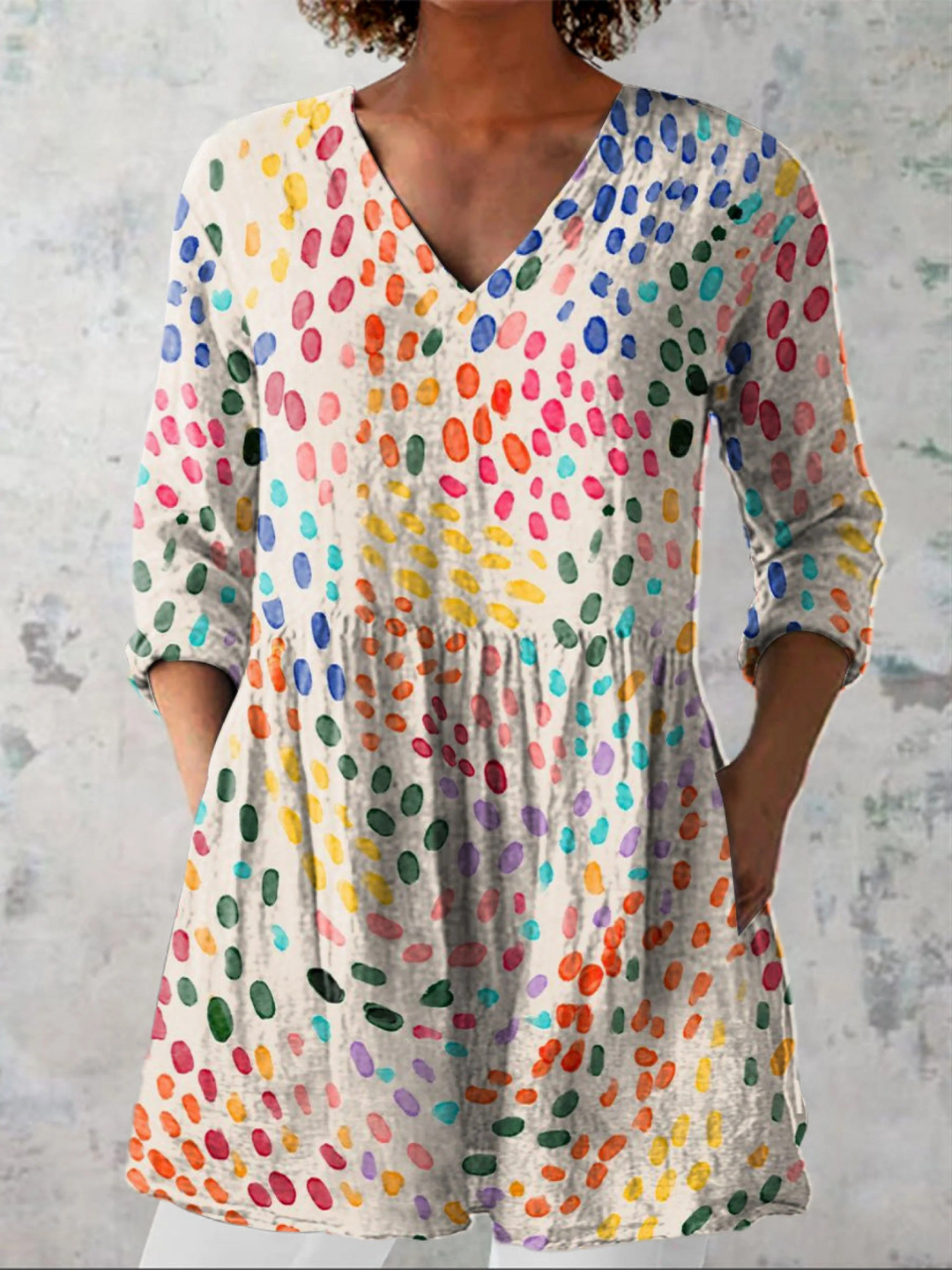 Noelle | Chemisier long à motif original