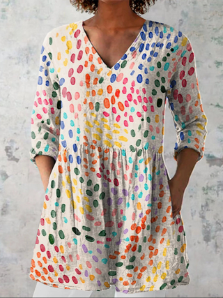 Noelle | Chemisier long à motif original