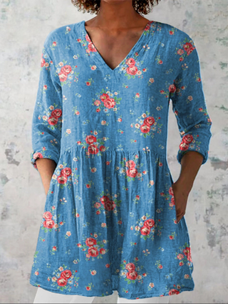Ayla | Chemisier long à motif original