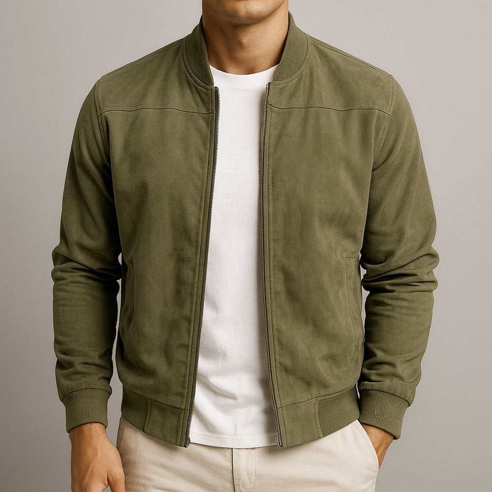 Valerio | Veste en daim fabriquée à la main