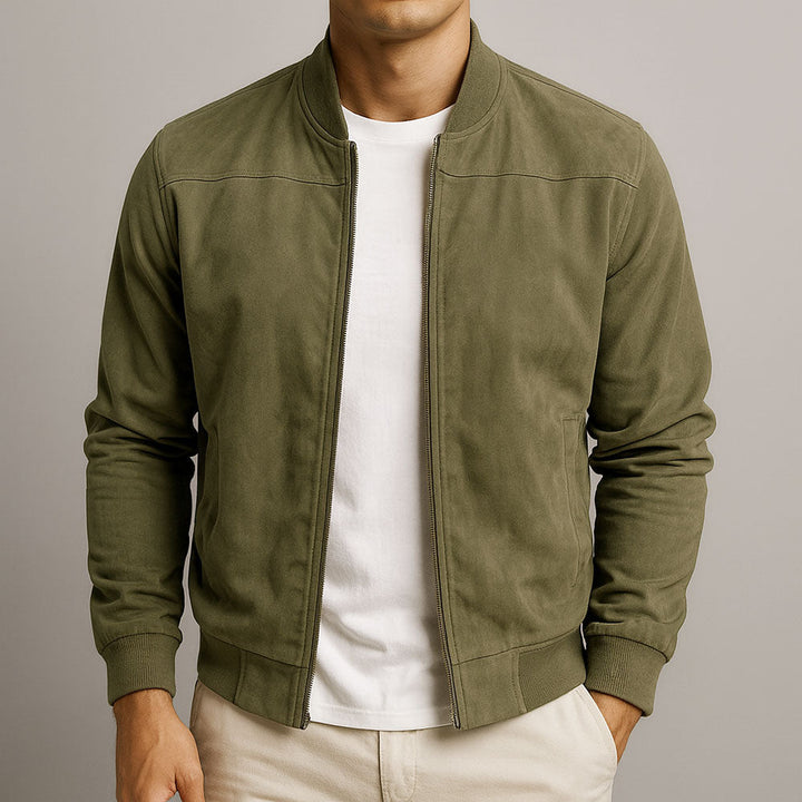 Valerio | Veste en daim fabriquée à la main