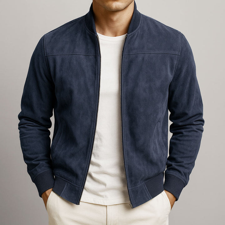 Valerio | Veste en daim fabriquée à la main