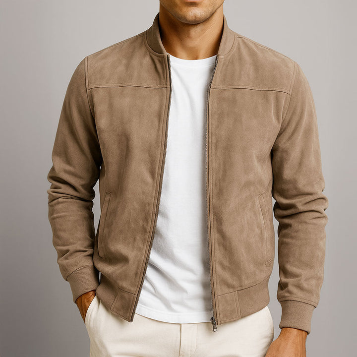 Valerio | Veste en daim fabriquée à la main