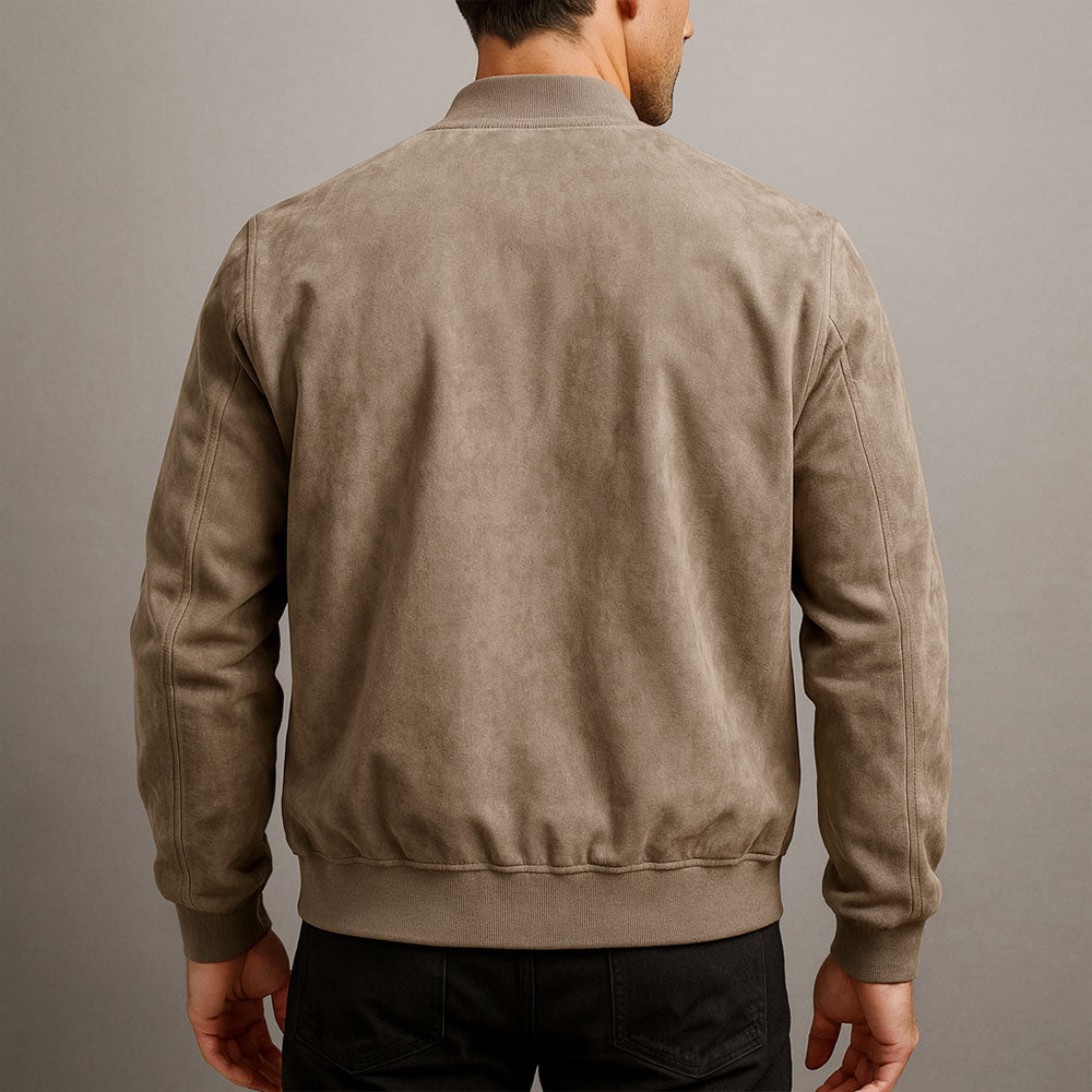 Valerio | Veste en daim fabriquée à la main