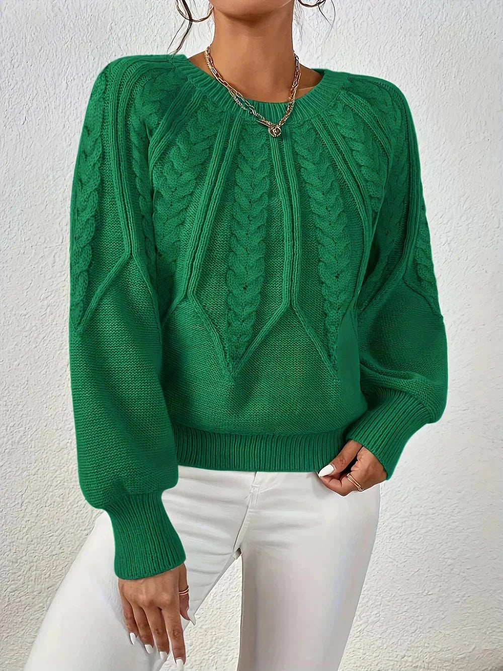Rita | Pull élégant à motif tressé