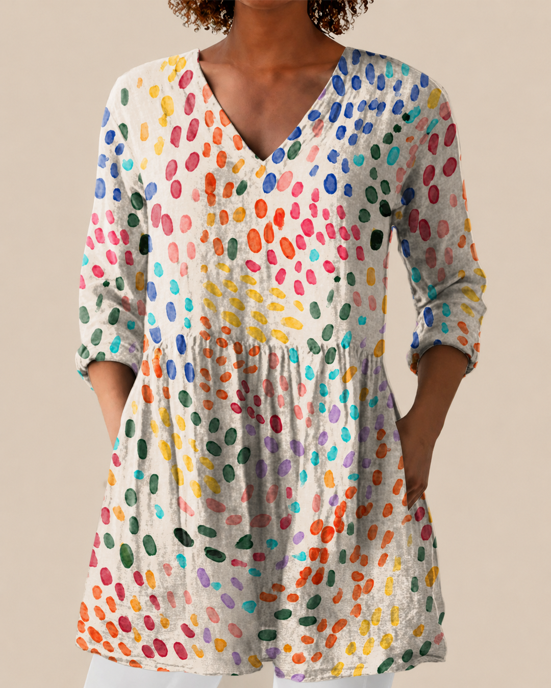 Noelle | Chemisier long à motif original