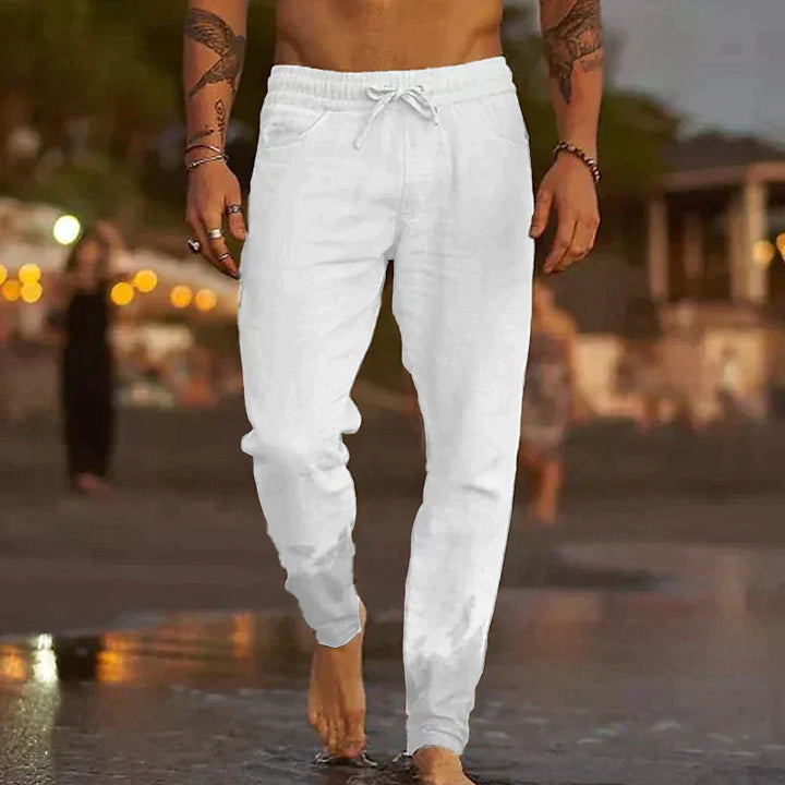Pantalon en lin Jaxx
