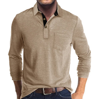 Marseille Studio | Chemise unie à manches longues pour homme