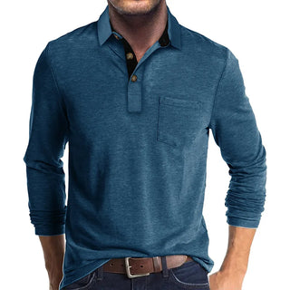 Marseille Studio | Chemise unie à manches longues pour homme