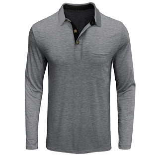 Marseille Studio | Chemise unie à manches longues pour homme