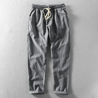 Pantalon Daniel en coton et lin
