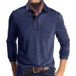 Marseille Studio | Chemise unie à manches longues pour homme