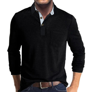 Marseille Studio | Chemise unie à manches longues pour homme