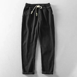Pantalon Daniel en coton et lin