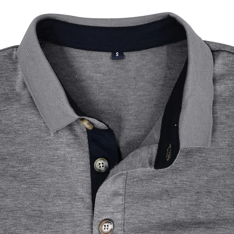 Marseille Studio | Chemise unie à manches longues pour homme