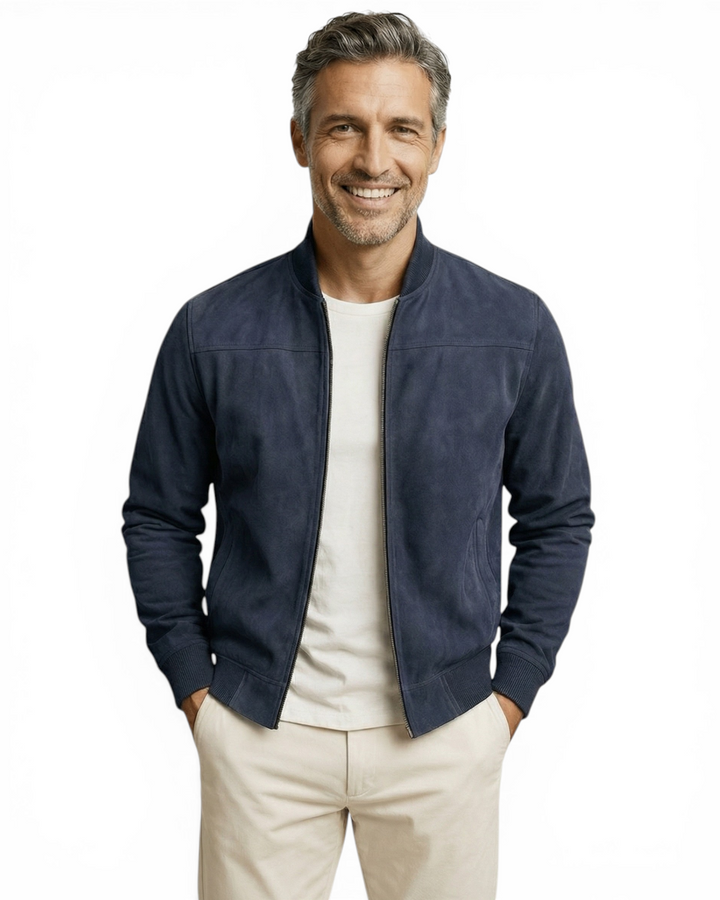 Valerio | Veste en daim fabriquée à la main