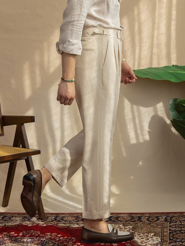 Pantalon Sesto en seersucker