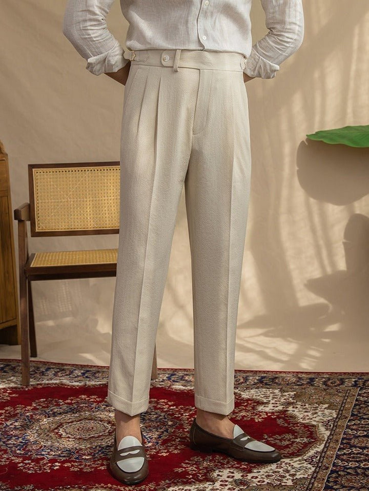 Pantalon Sesto en seersucker