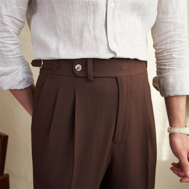 Pantalon Sesto en seersucker