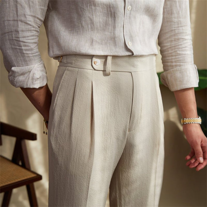 Pantalon Sesto en seersucker