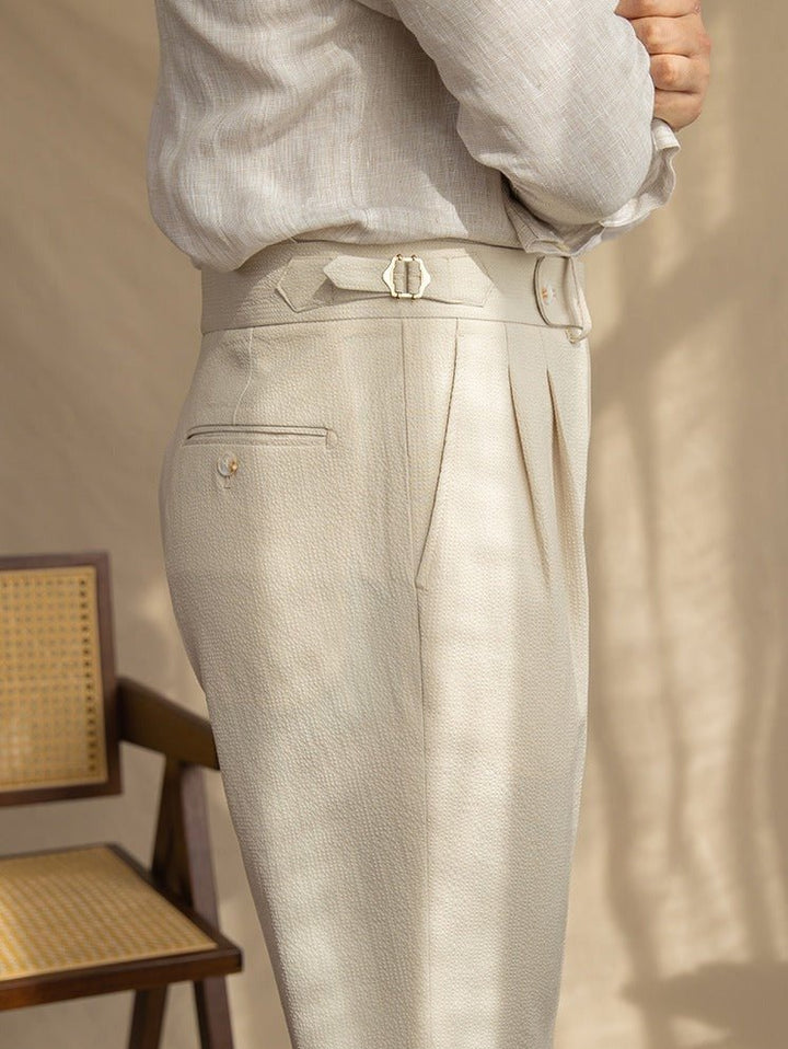 Pantalon Sesto en seersucker