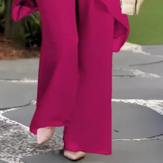 Herlene | Ensemble chic composé d'un haut et d'un pantalon