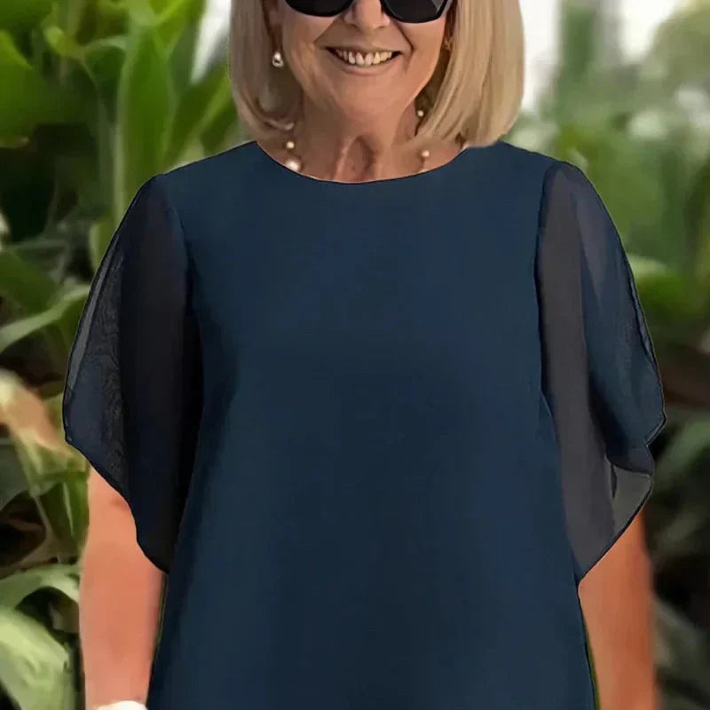 Herlene | Ensemble chic composé d'un haut et d'un pantalon