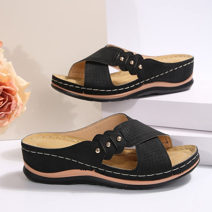 Valeria | Sandales à talons compensés confortables