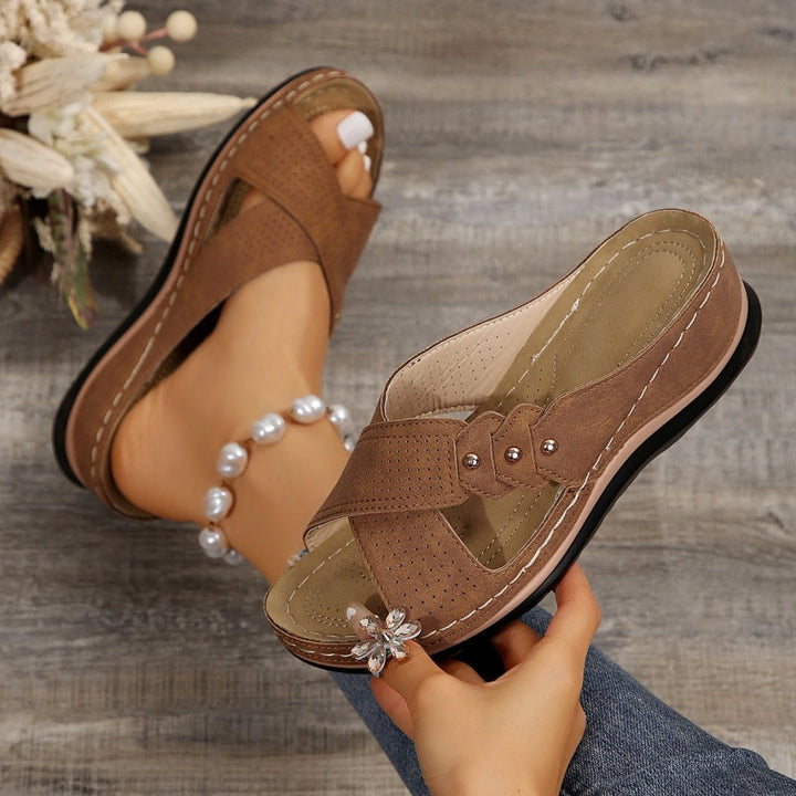 Valeria | Sandales à talons compensés confortables